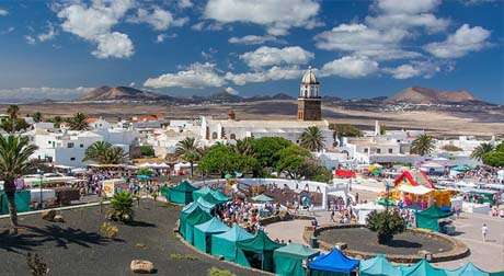 Christmas Shopping At Teguise Market