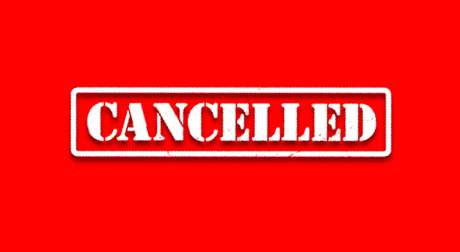 Cancellation of the International sports events