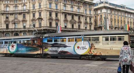 Milan Trams Promote Lanzarote