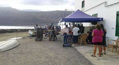 A German Movie Being Shot In Lanzarote