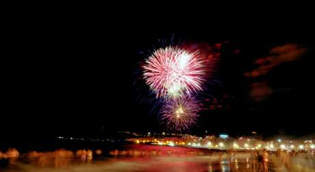 New Years 2016 Fireworks In Puerto Del Carmen