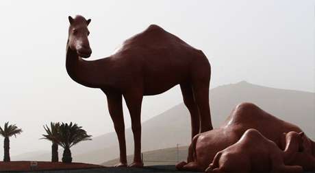 Marvel Roundabouts by Artist Paco Cubelo - Lanzarote ON